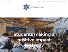 Tablet Screenshot of lernerschool.org